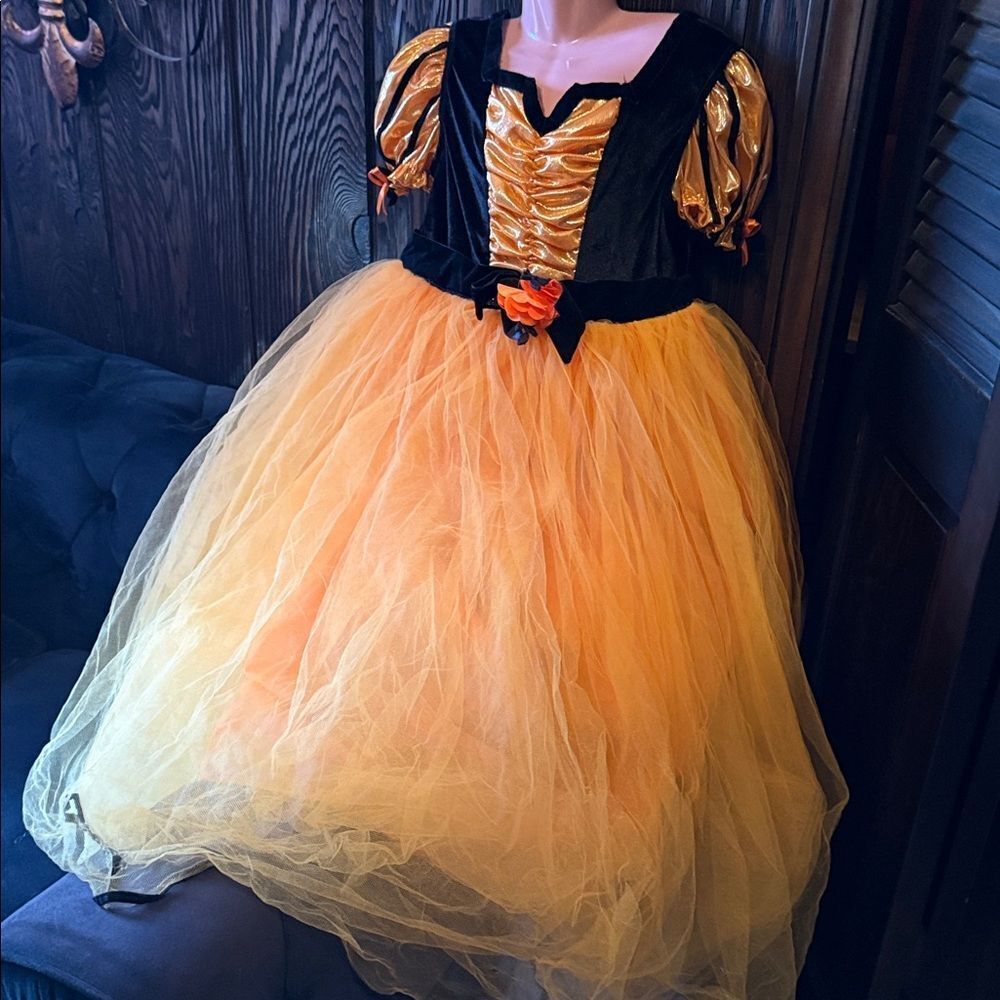 Orange and Black Tulle Dress HALLOWEEN 🎃